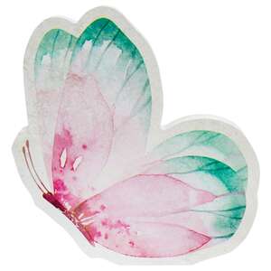 3/Set - Wooden Pastel Watercolor Butterfly Sitters