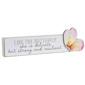 What If You Fly Pastel Watercolor Butterfly Block - 2 Asstd.