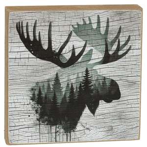 Woodland Forest Animal 4" Square Block - 3 Asstd.