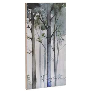 Woodland Faith Watercolor Sign - 3 Asstd.