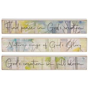 God's Creation Woodland Mini Stick - 3 Asstd.