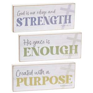 Created With A Purpose Rectangle Block - 3 Asstd.