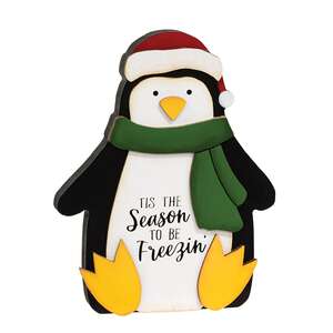 Season To Be Freezin Chunky Penguin Sitter - 7"H