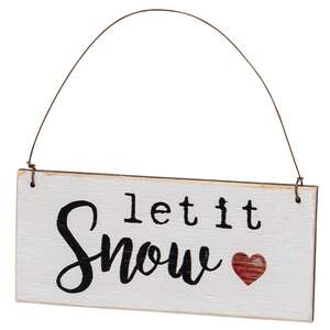 Warm Hearts Wooden Ornament - 3 Asstd.