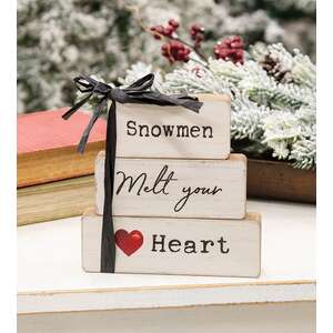 3 Set - Snowmen Melt Your Heart Blocks