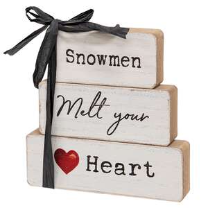 3 Set - Snowmen Melt Your Heart Blocks