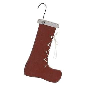 Primitive Santa's Boot Wooden Ornament