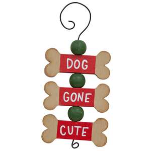 Best Dog Ever Dog Bone Trio Ornament - 2 Asstd.