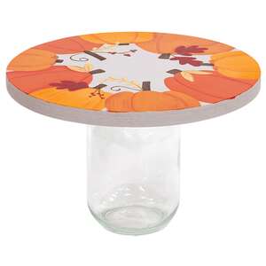 Glass Jar with Fall Topper