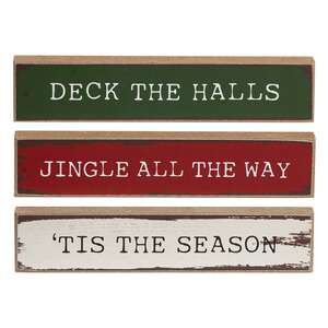 Deck the Halls Mini Stick - 3 Asstd.