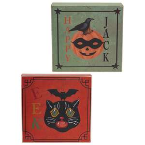 Happy Jack Primitive Box Sign - 2 Asstd.