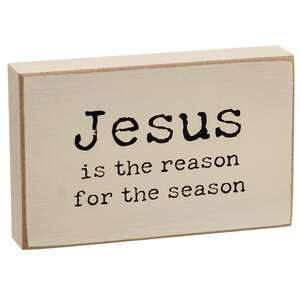 True Story Nativity Rectangle Wooden Block - 2 Asstd.