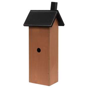 Distressed Wooden Primitive Saltbox House - 17.5"H - 3 Asstd.