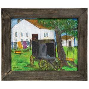 Summer Day Textured Framed Print - 10x8