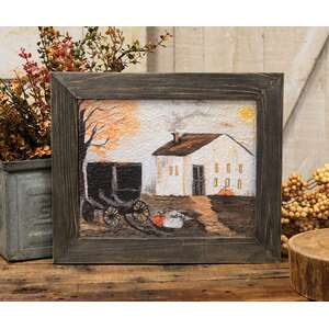Autumn Buggy Textured Framed Print - 10x8