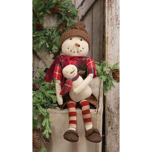Corey Snowman Doll with Snowbaby