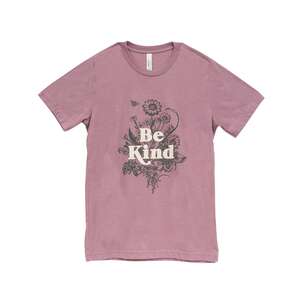 Be Kind Floral T-Shirt, Heather Orchid L186;