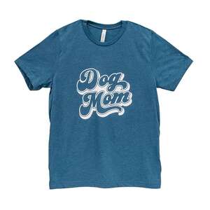 Dog Mom T-Shirt, Heather Deep Teal L187;