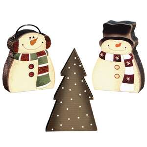 Snowman & Tree Blocks
