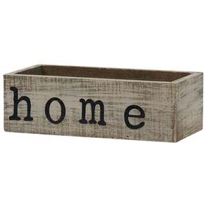 Distressed Wooden Home Box #35144B