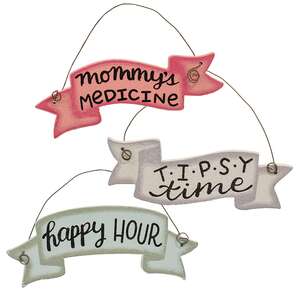 Happy Hour Bottle Tag, 3 Asstd.
