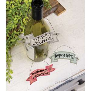 Happy Hour Bottle Tag, 3 Asstd.