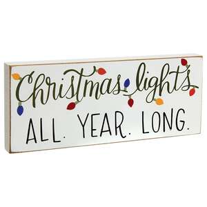 Christmas Lights ALL. YEAR. LONG. Block