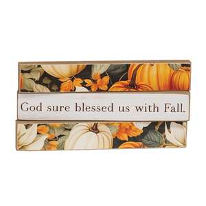 Blessed Us With Fall Mini Sticks, 3/Set 38625;