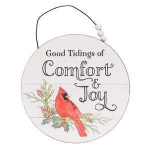 Comfort & Joy Round Cardinal Hanger 38671;