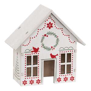 Wooden Yuletide Folklore Houses, 3/Set 38680;