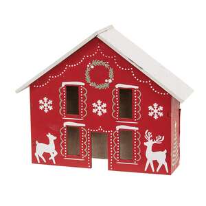 Wooden Yuletide Folklore Houses, 3/Set 38680;