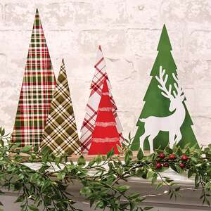 Winter Wonderland Forest Trees & Deer w/Base 38780;