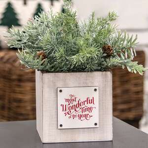 Most Wonderful Time of the Year Wooden Box 38920;