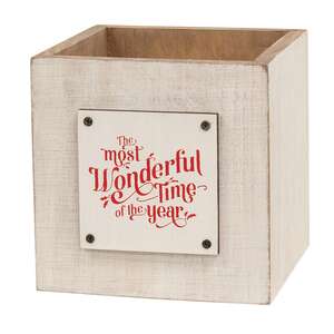 Most Wonderful Time of the Year Wooden Box 38920;