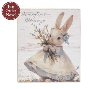 Springtime Blessings Bunny Block, #38972