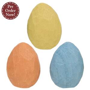 Carved Resin Eggs, #39043