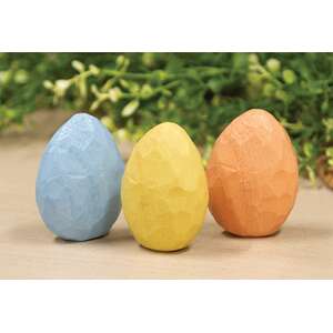 Carved Resin Eggs, #39043