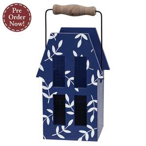 Blue House Shaped Caddy