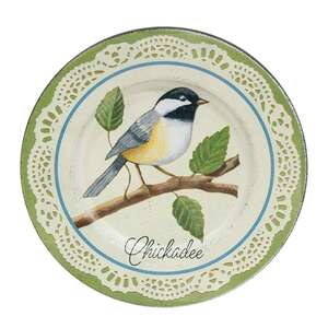 Lace Edge Bird Plate - 3 Asstd.