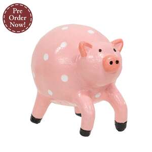 Pink Pig Plant Hanger