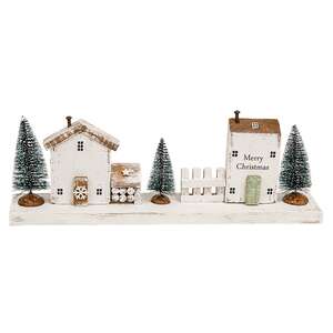 Wooden Holiday House Sitter 65387;