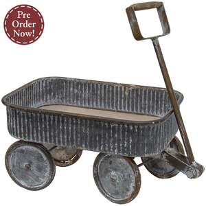 Rustic Metal Wagon