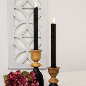 Black Wax Timer Tapers, 10"H, 2/Set CB20101BK;