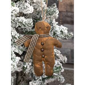 Gingerbread Man with Scarf Ornament