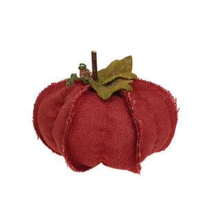 Medium Burlap Pumpkin, 3 Asstd.