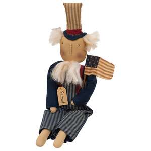 Vintage Stars & Stripes Uncle Sam Doll