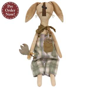 Huck Bunny Doll with Tulip, #CW5033