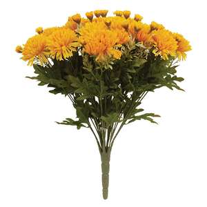 Bountiful Mums Bouquet, Yellow, 15"H FG072526;