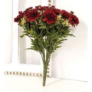 Bountiful Mums Bouquet, Burgundy, 15"H FG072527Bountiful Mums Bouquet, Burgundy, 15"H FG072527;