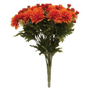 Bountiful Mums Bouquet, Orange, 15"H FG072528;